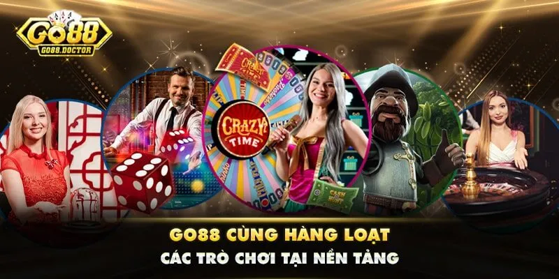 GO88 cùng hàng loạt các trò chơi tại nền tảng