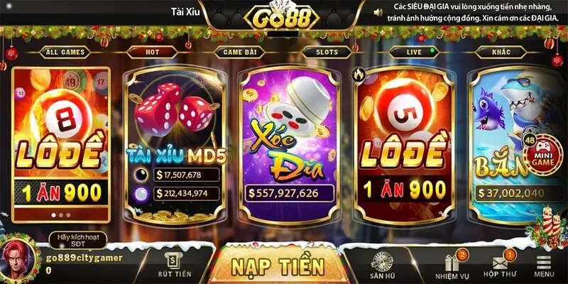 Những điều hấp dẫn đang chờ đợi bạn khi đăng nhập GO88