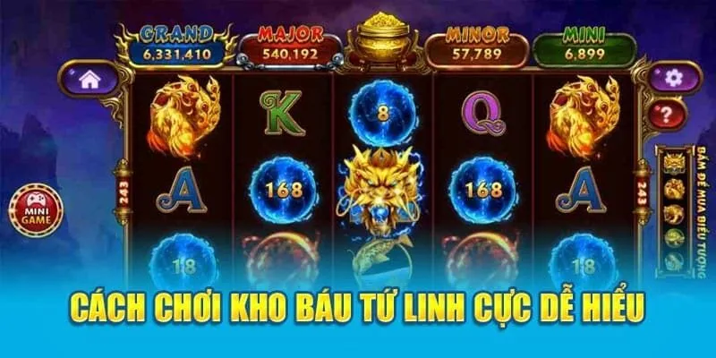 Hướng dẫn các bước tham gia Kho Báu Tứ Linh tại GO88